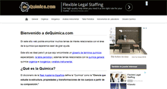 Desktop Screenshot of dequimica.com